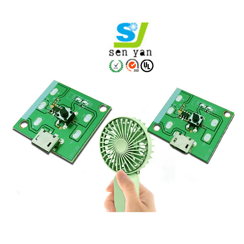 Double Sided Electronic PCB Assembly For Small Mini Mute Small Table Fan Motherboard